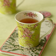 英国DUNOON丹侬Jura型骨瓷茶杯水杯马克杯樱花