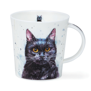 英国丹侬Dunoon骨瓷水杯 Lomond杯型 猫肖像