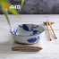 日本原产AITO Aizome Nasu蓝染茄美浓烧陶瓷饭碗大碗餐碟 饭碗
