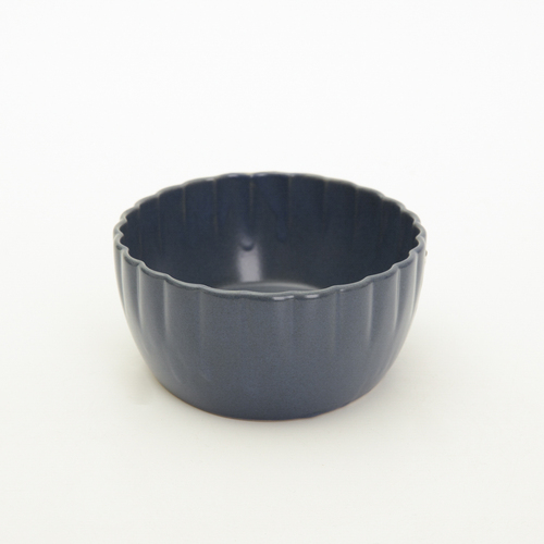 日本原产AITO HANA濑户烧花之瓣花小钵餐碗小碗 深蓝