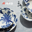 日本原产AITO Botamical美浓烧陶瓷餐盘餐碗碟子 6件套装 蓝白