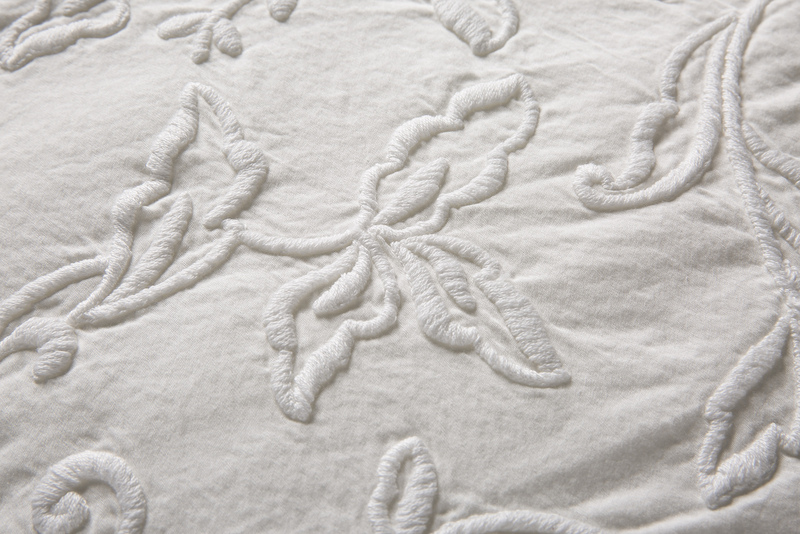 意大利原产mastro raphael婚礼系列欧式床盖床罩床套 乳白色