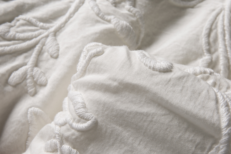 意大利原产mastro raphael婚礼系列欧式床盖床罩床套 乳白色