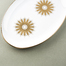 德国原产GLORIA 魅惑系列24K镶金陶瓷点心盘水果盘餐盘 金黄