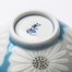 日本原产T.NISHIKAWA Kayori京烧清水烧彩绘陶瓷茶碗白菊 浅蓝