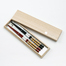 日本原产kawai传统漆器银丝华丽系列箸福实木漆筷套装