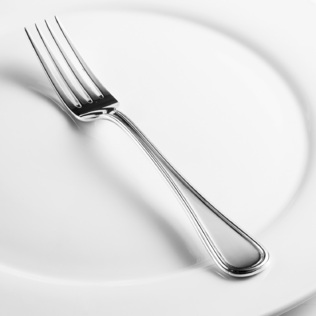 意大利原产Zaramella Argenti银制西餐叉BL