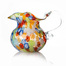 意大利原产ZECCHIN穆拉诺自然系列手工玻璃两用水壶花瓶750ml 彩色