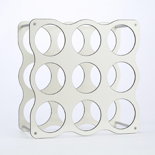 韩国原产WELLMATE铝合金材质红酒架9孔