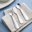 日本原产elfin 高桑金属不锈钢西餐刀叉勺3件套 银色