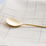 日本原产elfin不锈钢镀金咖啡勺小鹿117mm 金黄