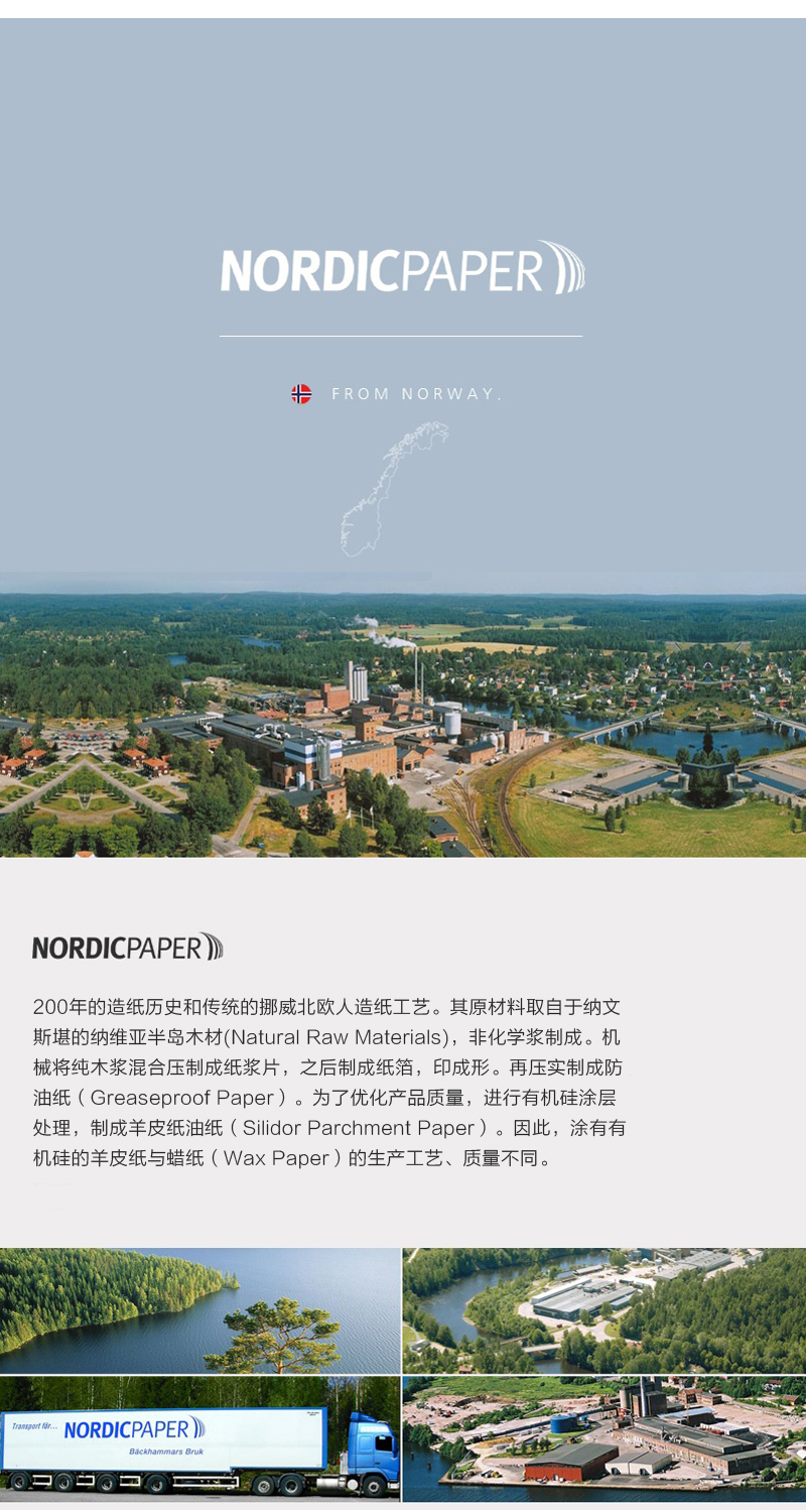 韩国原产NORDICPAPER圆形烘焙纸烤盘纸蒸笼纸 30个/盒 白色 直径 24.2cm 无孔