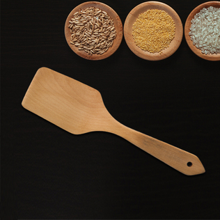 日本原产wakacho若兆传统漆器桦木平头铲锅铲