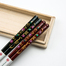 日本原产kawai传统漆器朝颜华丽系列箸福镙钿实木漆筷套装