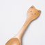 日本原产wakacho若兆传统漆器桦木餐勺调羹猫 原木色