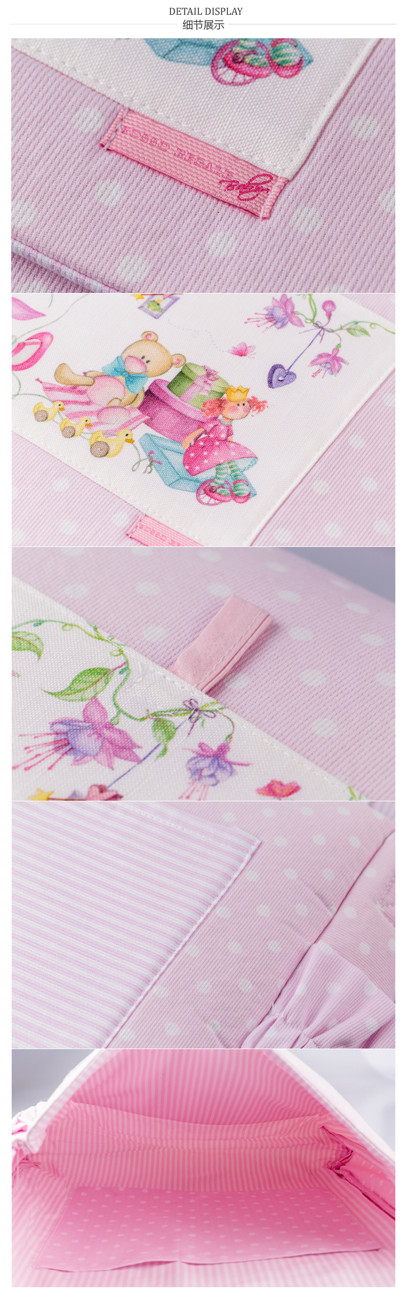 意大利原产ROSSO REGALE棉质儿童背包儿童包包 天蓝