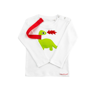 意大利Mamma No奶嘴绳棉质婴儿长袖T恤宝宝t恤婴儿夏装