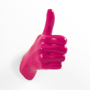 英国原产THELERMONT HUPTON竖起大拇指衣帽挂钩墙挂