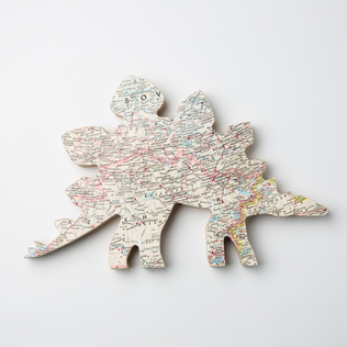 英国原产bombus手工实木剑龙形家居装饰工艺摆件摆设1个