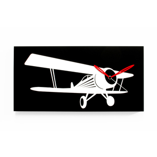 意大利原产Progetti FLYER创意飞机挂钟钟表时钟