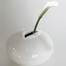 英国原产THELERMONT HUPTON创意陶张着嘴的花瓶插花器 白色