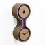 意大利原产Progetti TWIN布谷鸟创意挂钟/台钟/时钟/钟表 紫色