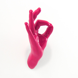 英国原产THELERMONT HUPTON创意款 "OK手势" 衣帽挂钩