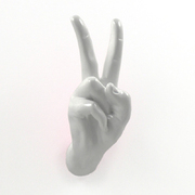 英国原产THELERMONT HUPTON创意款 胜利手势衣帽挂钩墙挂