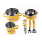 韩国原产RAON宝宝餐具礼物盒宝宝碗宝宝勺子宝宝叉子