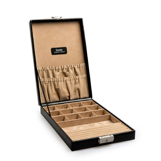 德国原产SACHER柔软皮革新古典风格首饰收纳盒储物盒