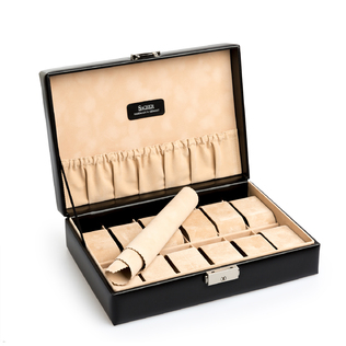 德国原产SACHER柔软皮质手表盒首饰收纳盒储物盒