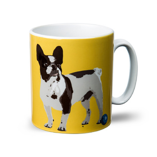 英国原产BETTY BOYNS陶瓷杯子水杯马克杯斗牛犬图案