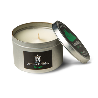 英国原产Aroma Holiday悉尼旅行系列锡罐装香薰蜡烛215g