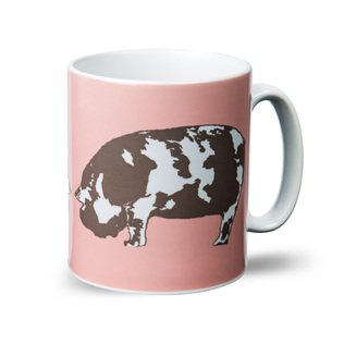 英国原产BETTY BOYNS陶瓷杯子水杯马克杯萌猪图案