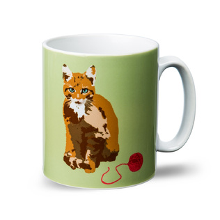 英国原产BETTY BOYNS陶瓷杯子水杯马克杯猫咪图案