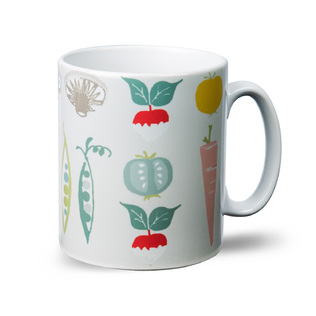 英国原产BETTY BOYNS陶瓷杯子水杯马克杯蔬菜图案