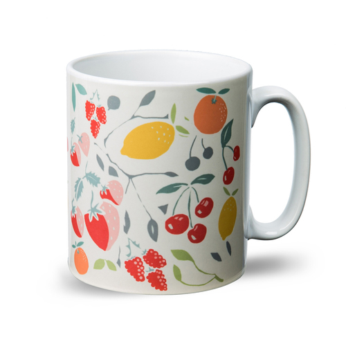 英国原产betty boyns陶瓷杯子水杯马克杯水果图案【陶瓷杯子】- 喜地