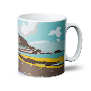 英国原产BETTY BOYNS陶瓷杯子水杯马克杯群山图案